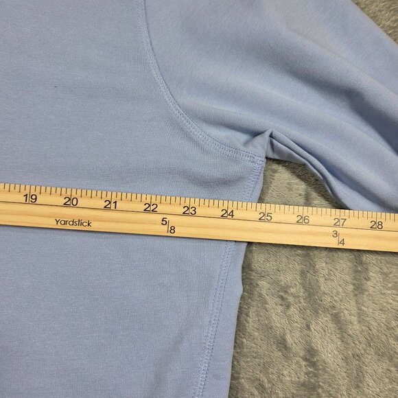 johnnie-O Corbet French Terry Crewneck Sweatshirt Mens XL Malibu Blue Preppy - Picture 8 of 9